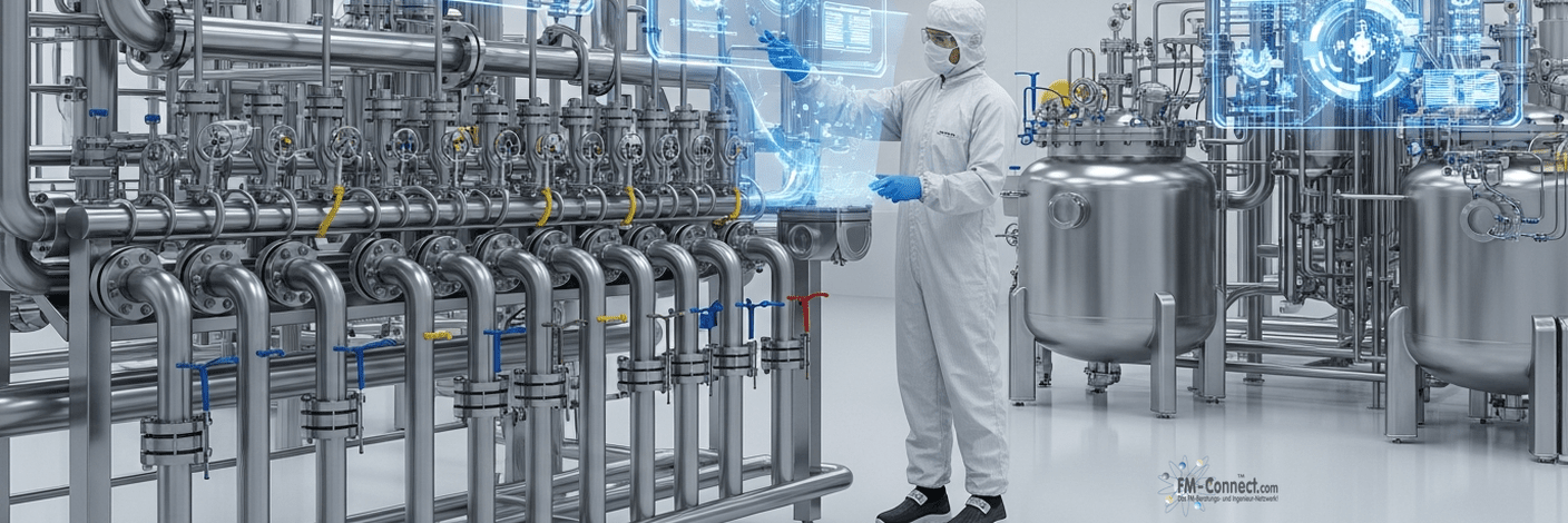 Chemie-, Pharma- und Lackproduktion im Fertigungscluster mit spezialisierten Prozessen